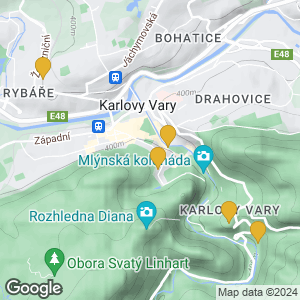Mapa Karlovy Vary